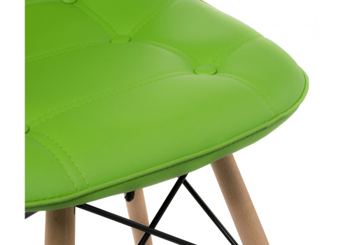 Стул деревянный Kvadro green. Фото №6
