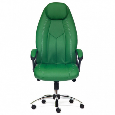 Компьютерное кресло BOSS люкс хром кох/зам зеленый/зеленый перфорированный, 36-001/36-001/06 фото Компьютерное кресло BOSS люкс хром кох/зам зеленый/зеленый перфорированный, 36-001/36-001/06. Фото №2