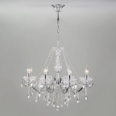 Подвесная люстра Eurosvet Brianna 3188/8 хром Strotskis фото Подвесная люстра Eurosvet Brianna 3188/8 хром Strotskis. Фото №2