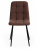 Стул CHILLY MAX  Велюр/металл , 45 х 59 х 88 см , коричневый 09/черный  (поставляется по 2 шт). Фото №2